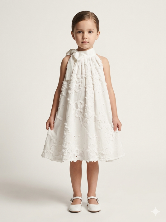 The Limited Edition "Ethereal Cloud" Halter Dress